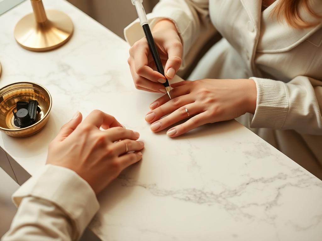 Classic manicure and hand care at Kesha De Salon